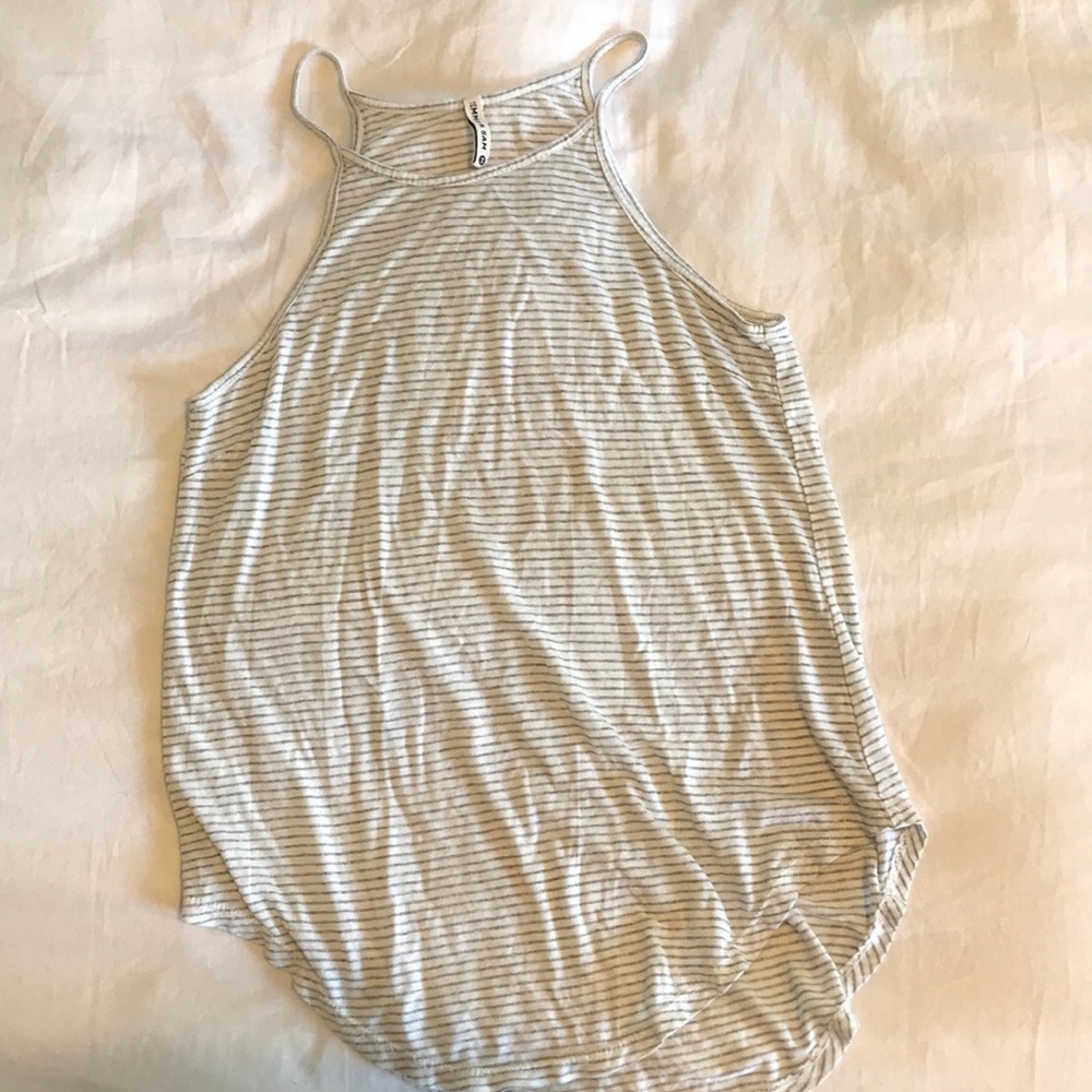 LF striped flowy tank top